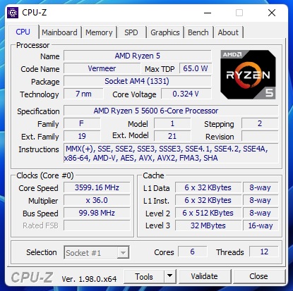 AMD Ryzen 5 5500, Processor benchmarks