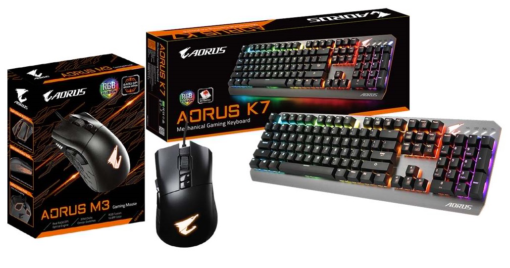 AORUS M3 Gaming Mouse and K7 Gaming Keyboard Review