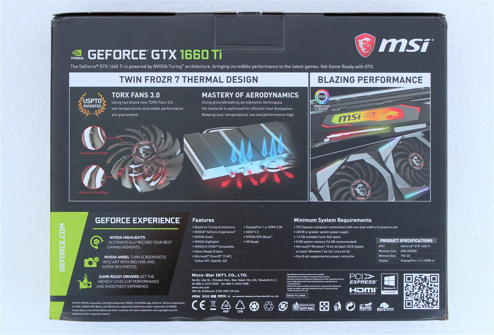 mærkning skrig Beregning MSI GTX 1660Ti Gaming X 6G Review | PC TeK REVIEWS