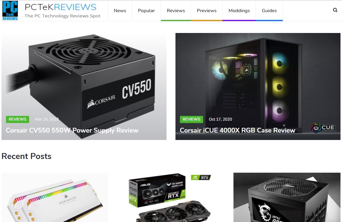 www.pctekreviews.com logo